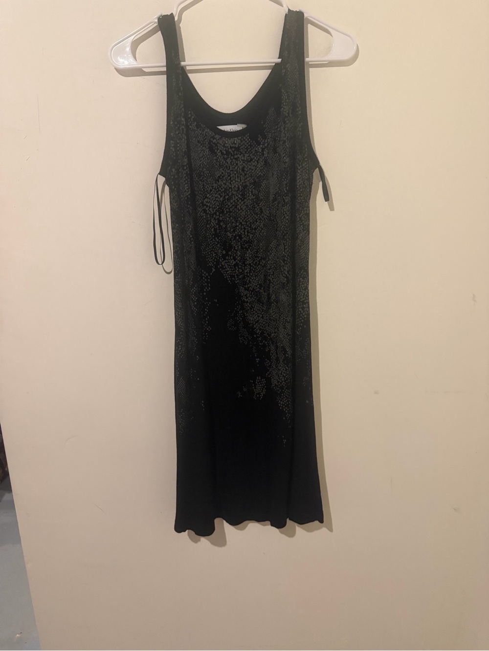 Calvin Klein Black Sequin Slip Dress - Sleeveless Evening Dress Size 8